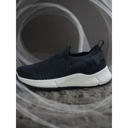 Neemans Men's Knit Ease Slip On Black Walking Shoes-picture-42