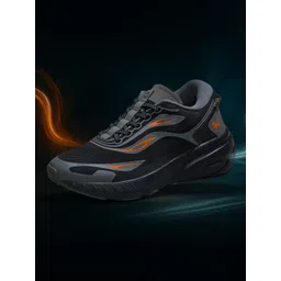 NEEMANS Unisex Colourblocked Lace-Ups Neemans Begin Walk Flames Running Sports Shoes-picture-25