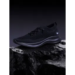 NEEMANS Unisex Neemans Knit Glider Woven Design PU Sneakers-picture-16