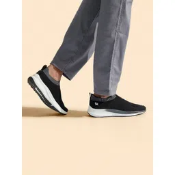 NEEMANS Unisex Textured Lightweight Comfort Insole Contrast Sole Slip-On Sneakers-picture-33