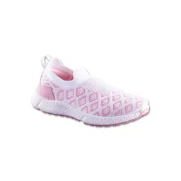 Neemans Women's Pink Crystal Knit Slip On Sneakers-picture-46