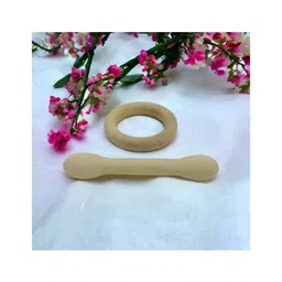 neemtoys Immunity Boosting Neem Wooden Teethers of Shapes - Dumbbell & Ring-picture-25