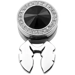 neertara Button Cover Modern, black - Decorative Elegant Design Round Button for Shirts Jackets Blazers - Fashion No Sewing Accessory (1 pair)-picture-26