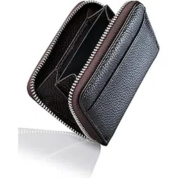 neese Coin Purse, Coin Case, Commuter Wallet, Genuine Leather, External Pocket, Holds 6 Cards for Men and Women, Dark Brown, M, Casual-picture-36