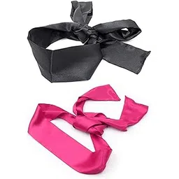neev ENTERPRISE Adjustable Satin Blindfold/Eye Cover/Sleep Mask/Satin Eye Covers for Couple,Travel, Nap, Meditation-picture-14