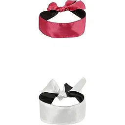 NEEV ENTERPRISE Adjustable Satin Blindfold/Eye Cover/Sleep Mask/Satin Eye Covers for Couple,Travel, Nap, Meditation (PACK OF 2)-picture-10