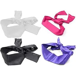 neev soaps Enterprise Adjustable Satin Blindfold/Eye Cover/Sleep Mask/Satin Eye Covers For Couple,Travel, Nap, Meditation,Multicolour-picture-13