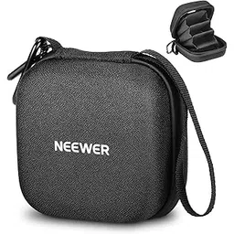 NEEWER 9x9cm Hard Shell Filter Storage Case, Water Resistant Shockproof Dustproof Carrying Bag with Expanding Dividers, Wrist Strap & Carabiner for Six 62mm Circular Filters, PB11-picture-27