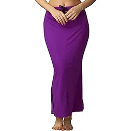 nefer Women's Cotton Lycra Saree Shapewear | Stretchable Mermaid Fit Petticoat with Adjustable Waist Strings | Slim Fit Underskirt for Sarees-picture-52