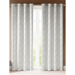 Nefertiti Home Beige Set of 2 Black Out Long Door Curtain-picture-24