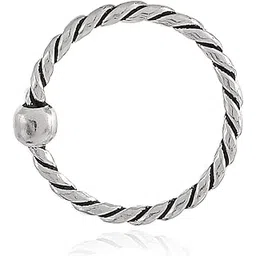 nemichand jewels 925 sterling Silver Nose ring for womens-picture-20