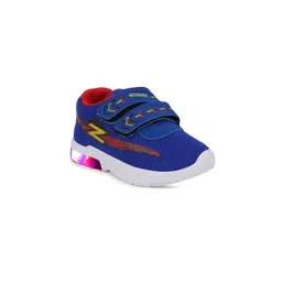 NEOBABY Unisex Kids Blue Woven Design Slip-On Sneakers-picture-17