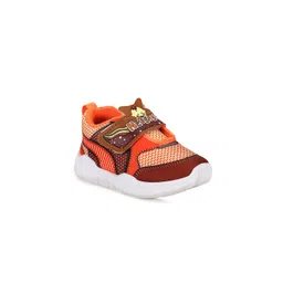 NEOBABY Unisex Kids Orange Woven Design Sneakers-picture-22