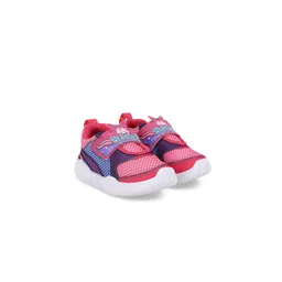 NEOBABY Unisex Kids Pink Woven Design Slip-On Sneakers-picture-19