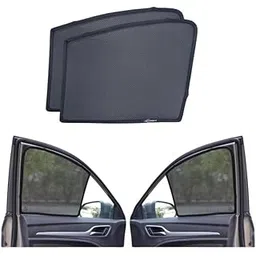 NEODRIFT 'NeoShade' Magnetic Car Sunshades for Hyundai Creta (UV Protection, Strong Magnetic Grip, Zipper Design, Temperature & Privacy Control) (Model: 2020-2025) (Set of 2) (Front Side Windows Only)-image-7