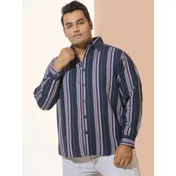 NEON CHILLIE Men Striped Casual Shirt-image-15