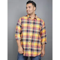 NEON CHILLIE Men Tartan Checks Opaque Checked Casual Shirt-image-20