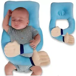 neonate care Cotton Solid Sleeping Pillow Pack of 1 image 1