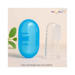 NeonateCare Baby Silicone Soft Bristles Finger Tooth Brush With Tongue Cleaner Back And Travel Protective Case Soft Baby Toothbrush For Babies Oral Hygienic Care- Multicolor ( color and design may vary)-picture-26
