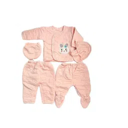 NeonateCare infant Set Of 5 Printed Baby Apparel Gift Set-picture-42