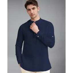 neonomad Men Slim Fit Short Kurta image 1