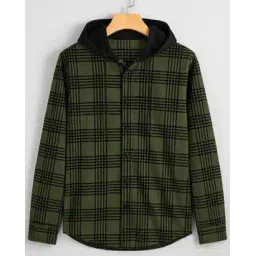 neonomad Men Checked Slim Fit Hooded T-Shirt-picture-28