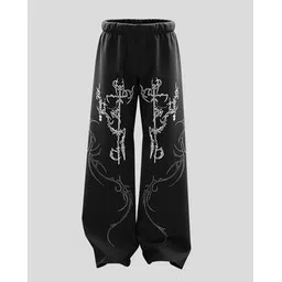 neonomad Men Printed Straight Track Pants with Elasticated Waist-picture-42