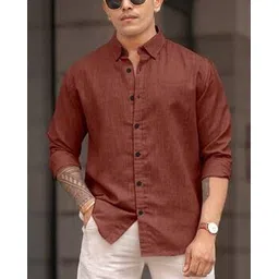 neonomad Men Regular Fit Shirt with Button-Down Collar-picture-19