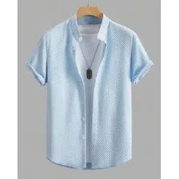 neonomad Men Regular Fit Shirt with Mandarin Collar-picture-46