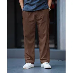 neonomad Men Ribbed Straight Fit Track Pants-picture-18