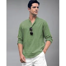 neonomad Men Slim Fit Short Kurta-picture-13