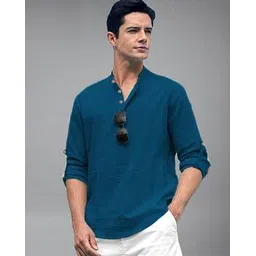 neonomad Men Slim Fit Short Kurta-picture-23