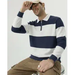 neonomad Men Striped Regular Fit Polo T-Shirt-picture-18