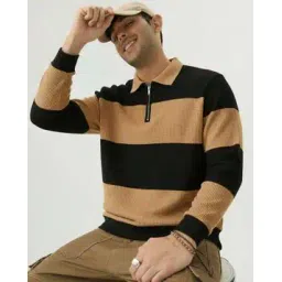 neonomad Men Striped Regular Fit Polo T-Shirt-picture-10