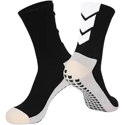 neouth Mens Grip Socks Soccer Non Slip Socks, 1 Pair Hospital Socks with Gripper Pads, Anti Slip Pilates Socks, Training Soccer Socks-picture-47