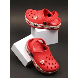 NEOZ Kids K CARZ Red Clogs-picture-20