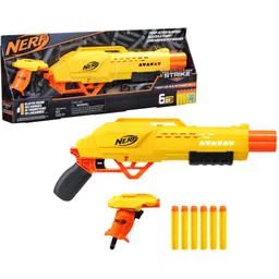 nerf Alpha Strike Tiger DB-6 and Stinger SD-1 Blasters with 6 Official Elite Darts & Plastic Bullets-picture-11