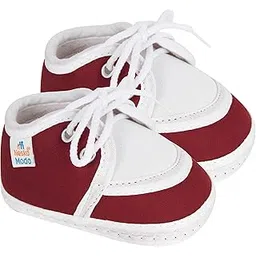 neska moda 0 To 6 Months Baby Boys & Girls Cotton Lace Baby Booties-picture-23