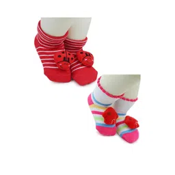 NESKA MODA 2 Pair Cotton Ankle Length Socks-picture-13