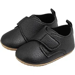 neska moda 6 To 12 Months 6 To 12 Months Baby Boys Synthetic Leather Solid Hook & Loop Closure Booties (Brown) - BT5111-picture-22