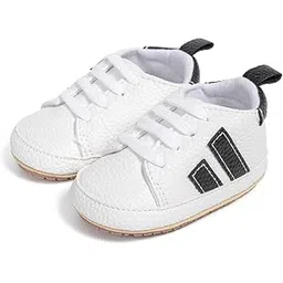 neska moda 6 to 12 Months Baby Boys Synthetic Leather Shoes,Infant Non Slip Sole Lace Booties-BT4521-picture-14