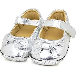 neska moda 6 To 12 Months Baby Girls Synthetic Leather Floral Sandal Booties -BT1212-picture-25