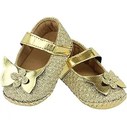 neska moda 6 To 12 Months Baby Girls Synthetic Leather Floral Sandal Booties-BT1616-picture-26