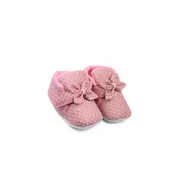 neska moda Baby Bloom 6 To 12 Months Baby Girls Cotton Velcro Shoes/ Booties-picture-41