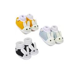 NESKA MODA Black Cotton Booties-picture-12