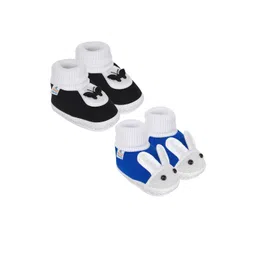 NESKA MODA Black Cotton Booties-picture-17