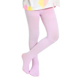 Neska Moda Cotton Elastane Solid Stockings - Baby Pink-picture-11