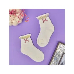 NESKA MODA Girls Frill Lace Ankle Length Socks-picture-52