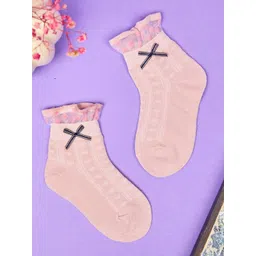 NESKA MODA Girls Frill Lace Ankle-Length Socks-picture-58