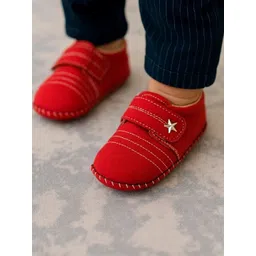 NESKA MODA Kids Cotton Velcro Booties-picture-36